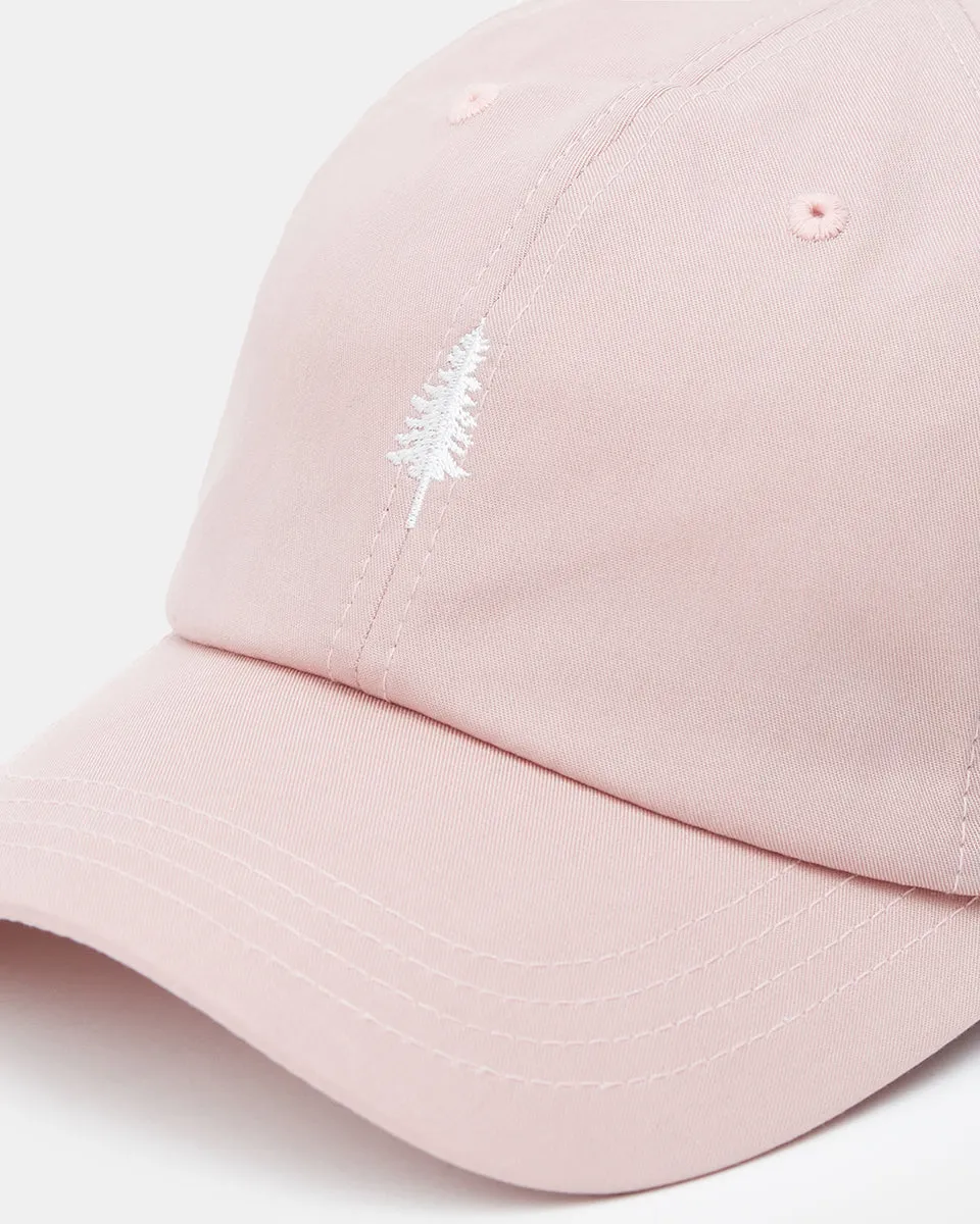 Tree Embroidery Tencel Peak Hat