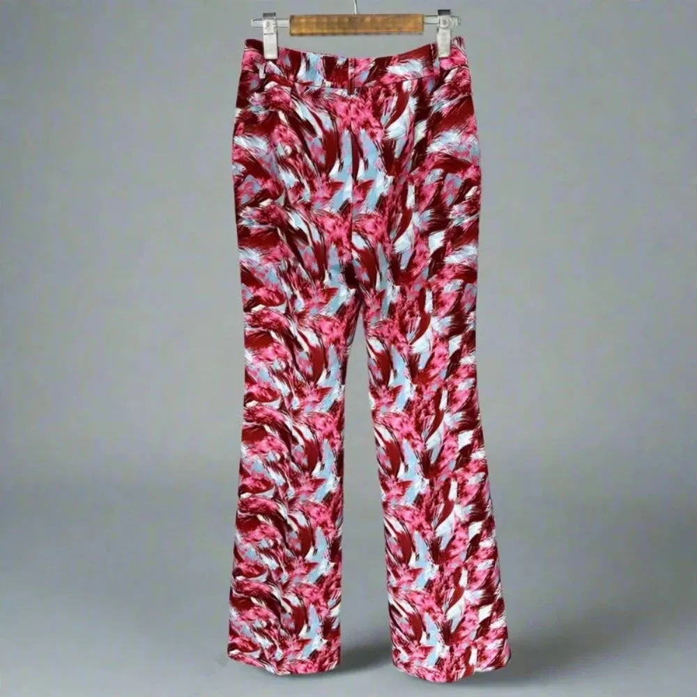 Trend4us Women's Suit Print Blazer and Pants Set