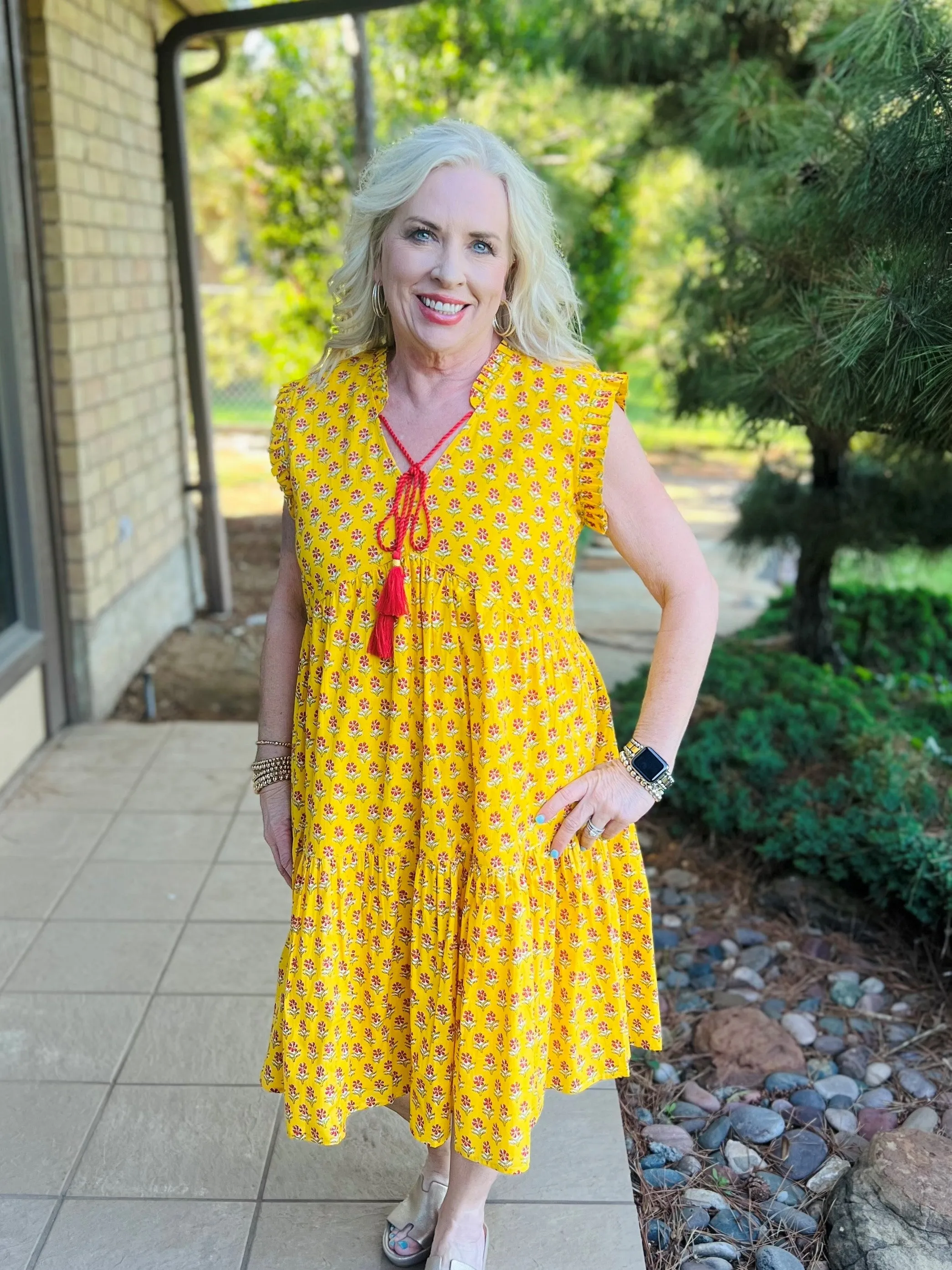 Uncle Frank Yellow Sunshine & Daisies Dress
