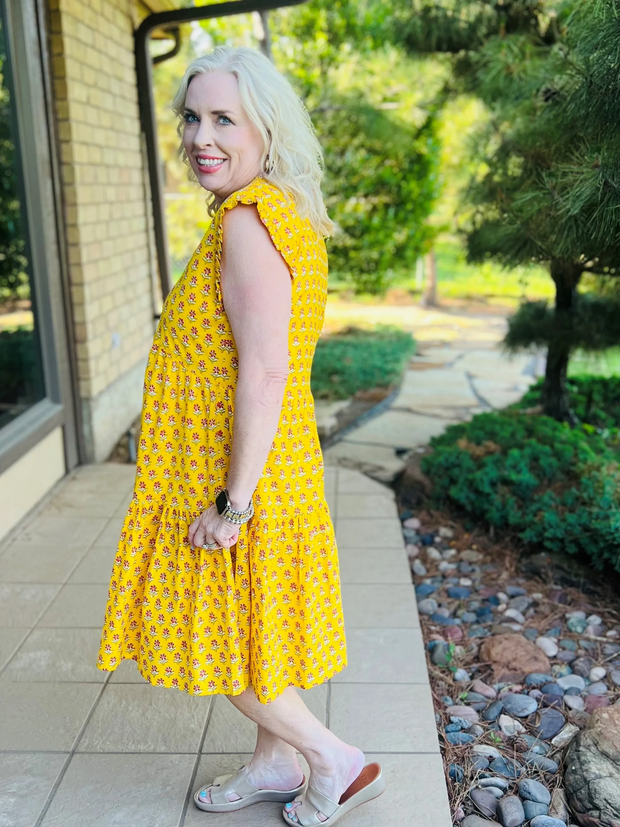Uncle Frank Yellow Sunshine & Daisies Dress