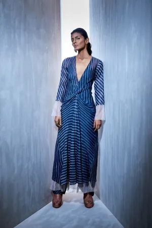 Urvashi Kaur   I   Leheria Linen Tissue Silk Bias Dress
