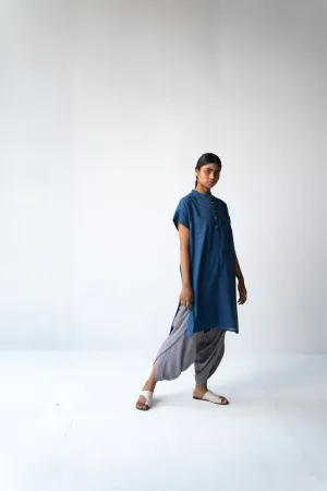 Urvashi Kaur   -   Nova Tunic Striped With Contrast Stitch Line Details