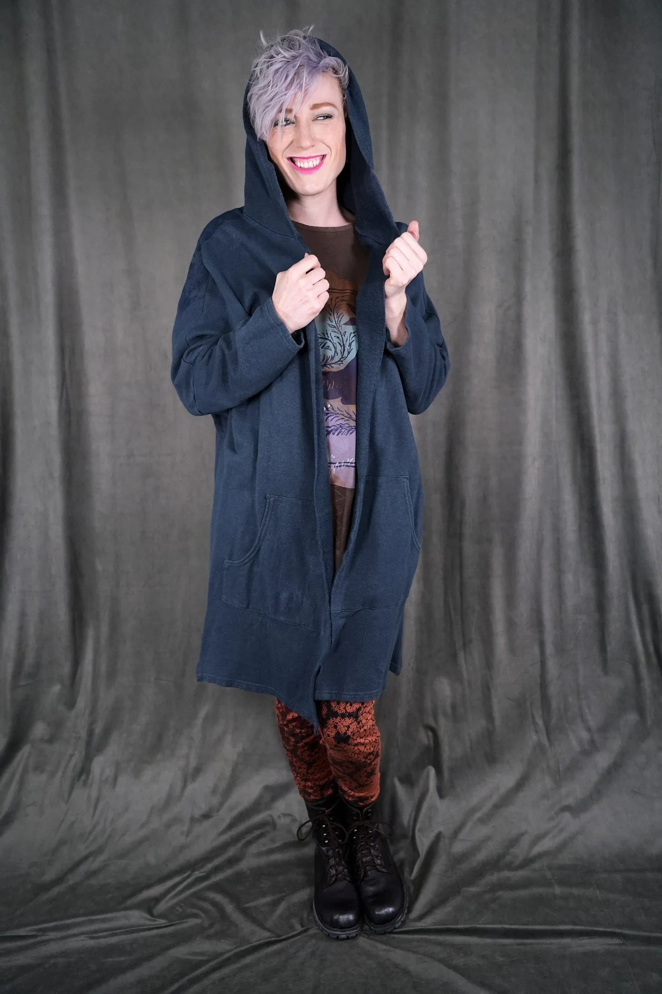 V1736 Natalia Tunic Noir-P