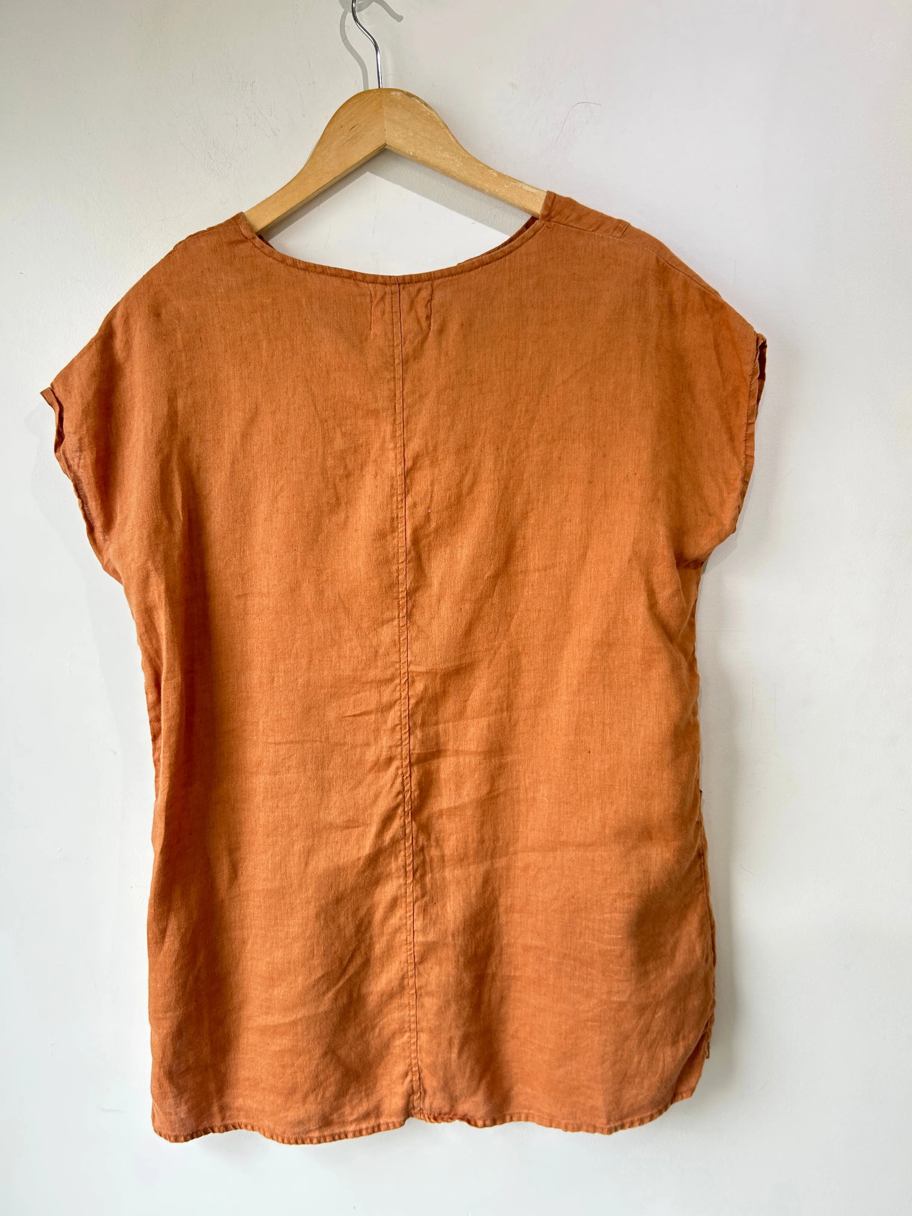 Vintage Andrea Jovine Linen Tank Top