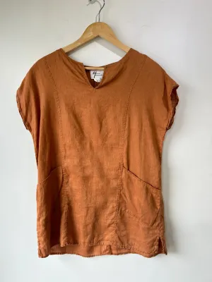 Vintage Andrea Jovine Linen Tank Top