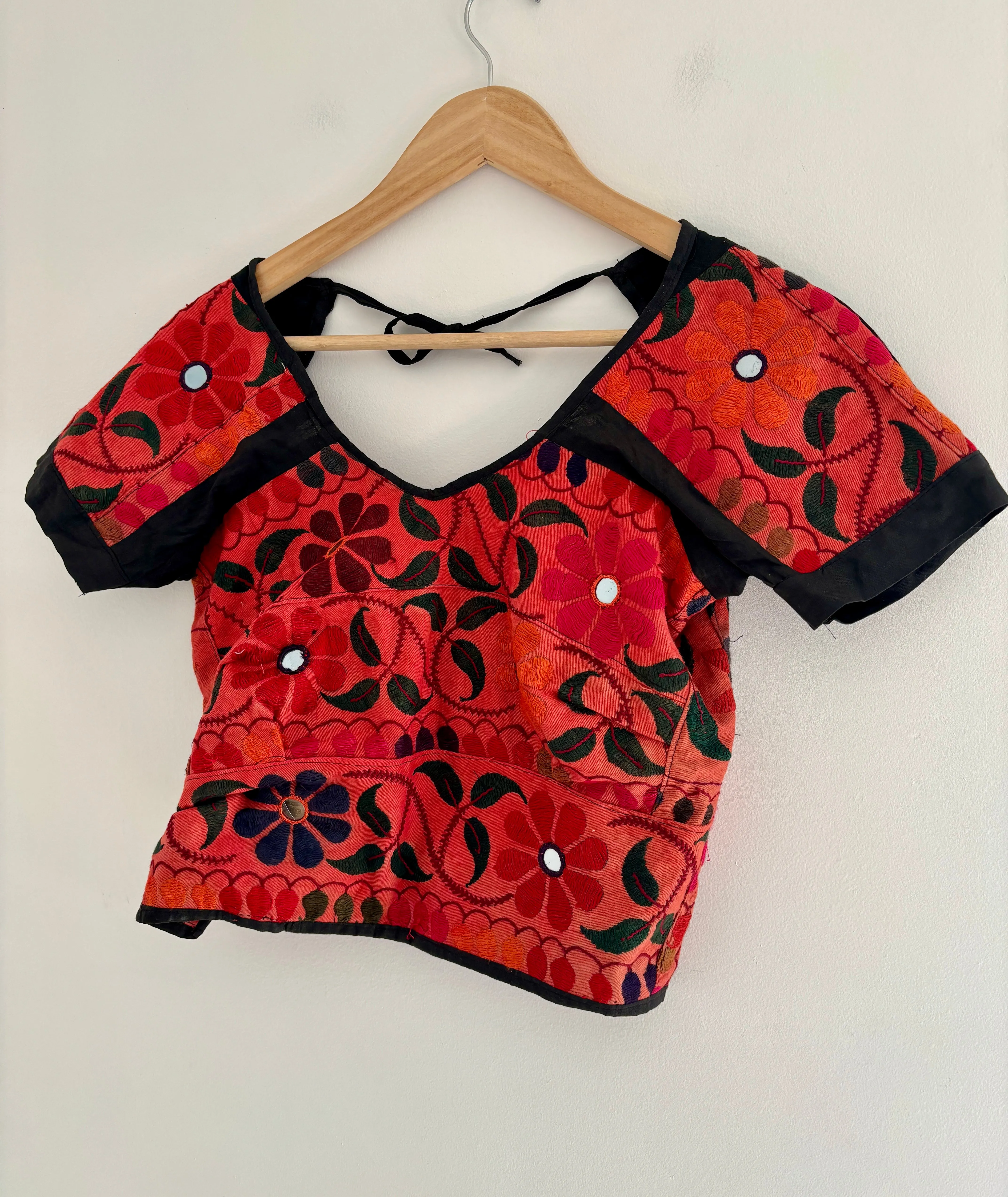 Vintage Indian Embroidered Top
