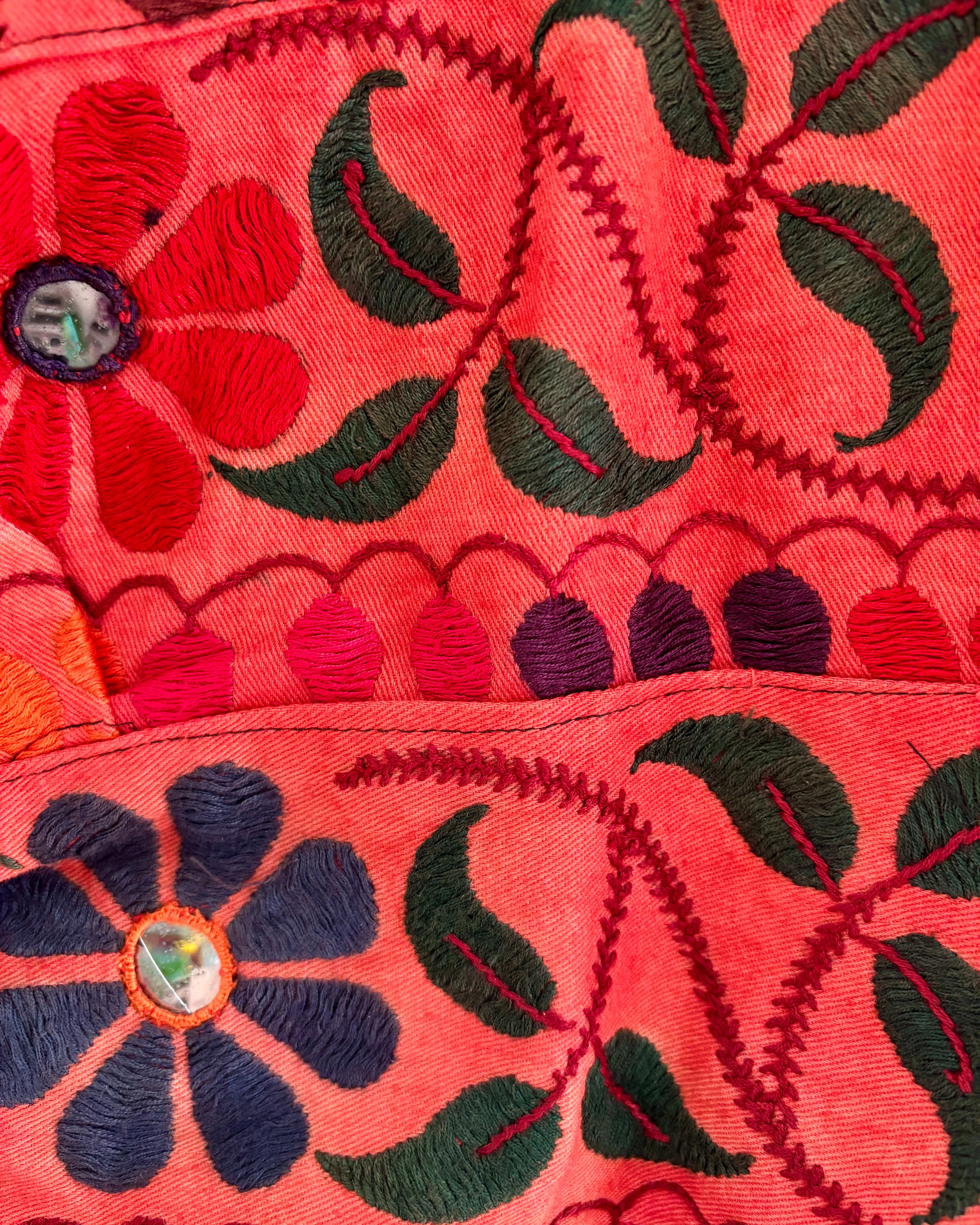 Vintage Indian Embroidered Top