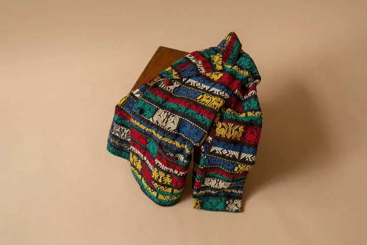 Vintage Jacquard Woven Blazer