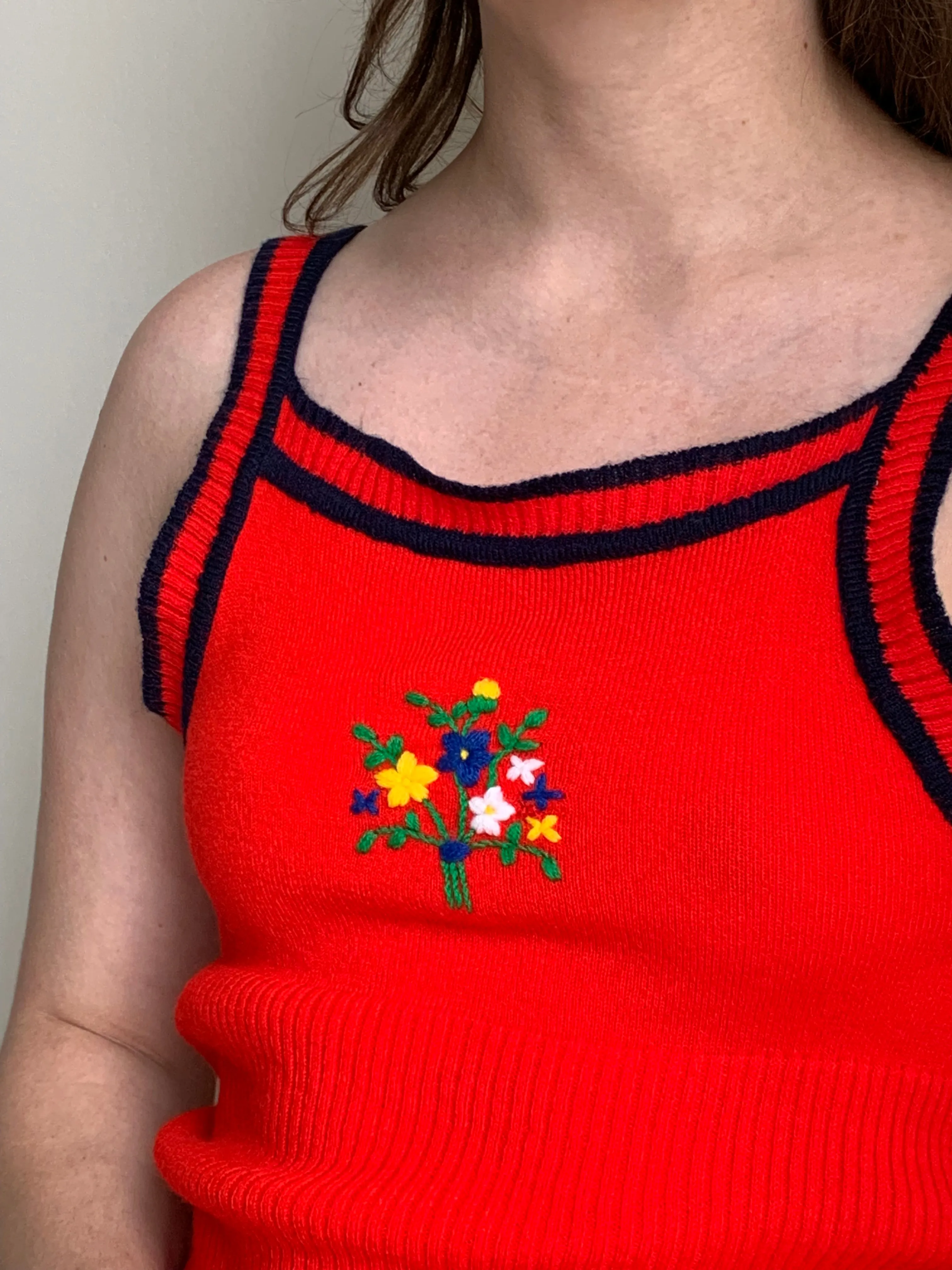 Vintage knit tank