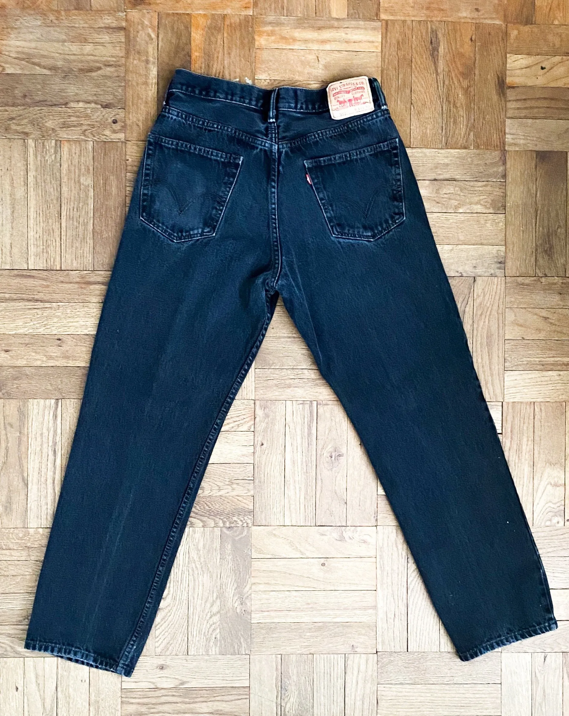 Vintage Levi's Washed Black Denim