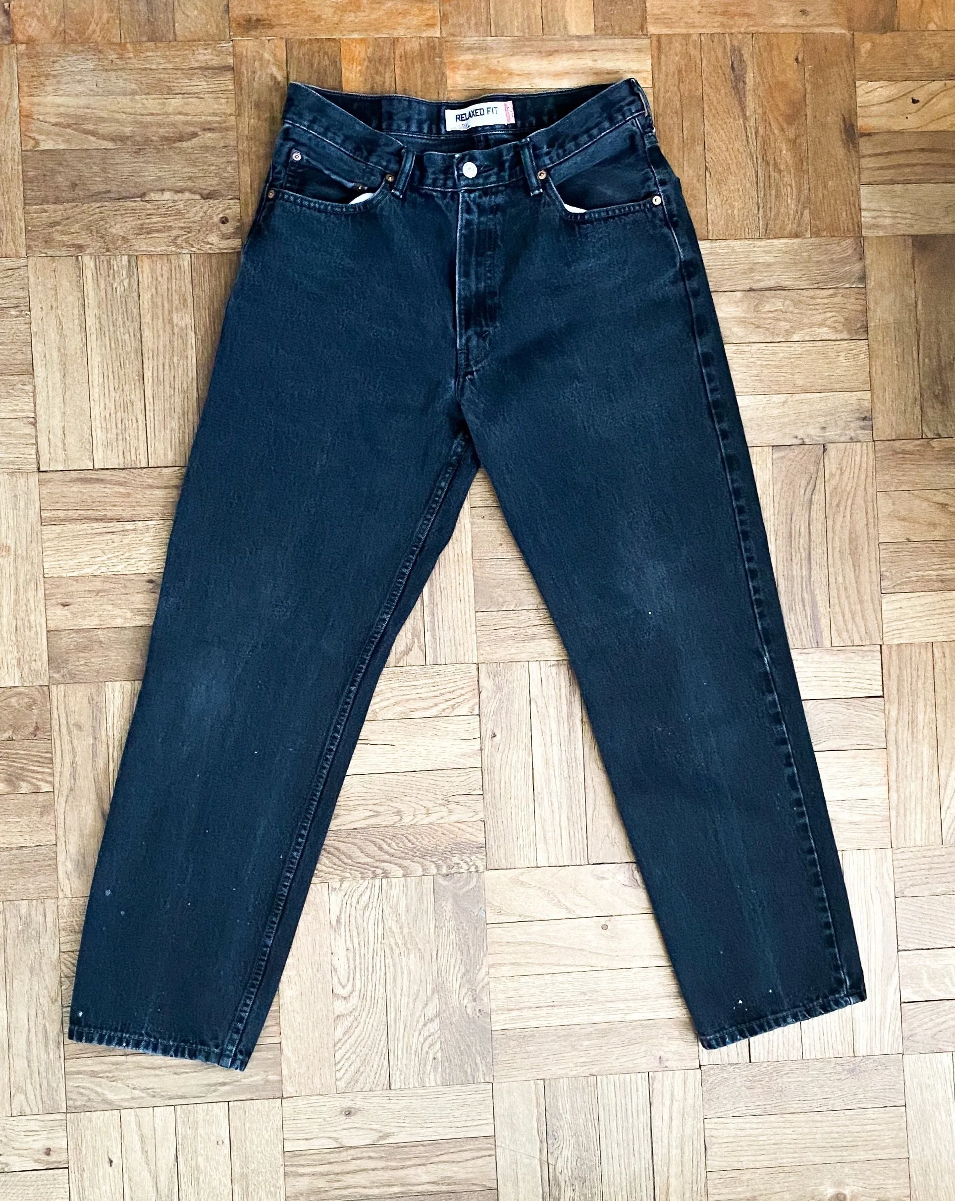 Vintage Levi's Washed Black Denim
