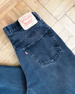 Vintage Levi's Washed Black Denim