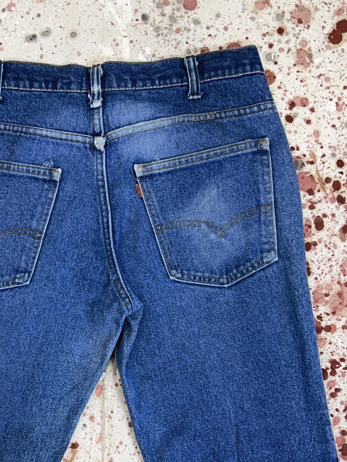 Vintage USA Orange Tab Levi's 684 Denim Bell Bottoms (JYJ0324-122)