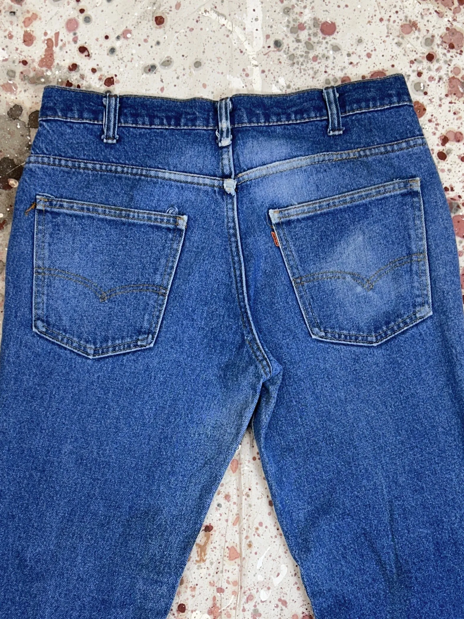 Vintage USA Orange Tab Levi's 684 Denim Bell Bottoms (JYJ0324-122)