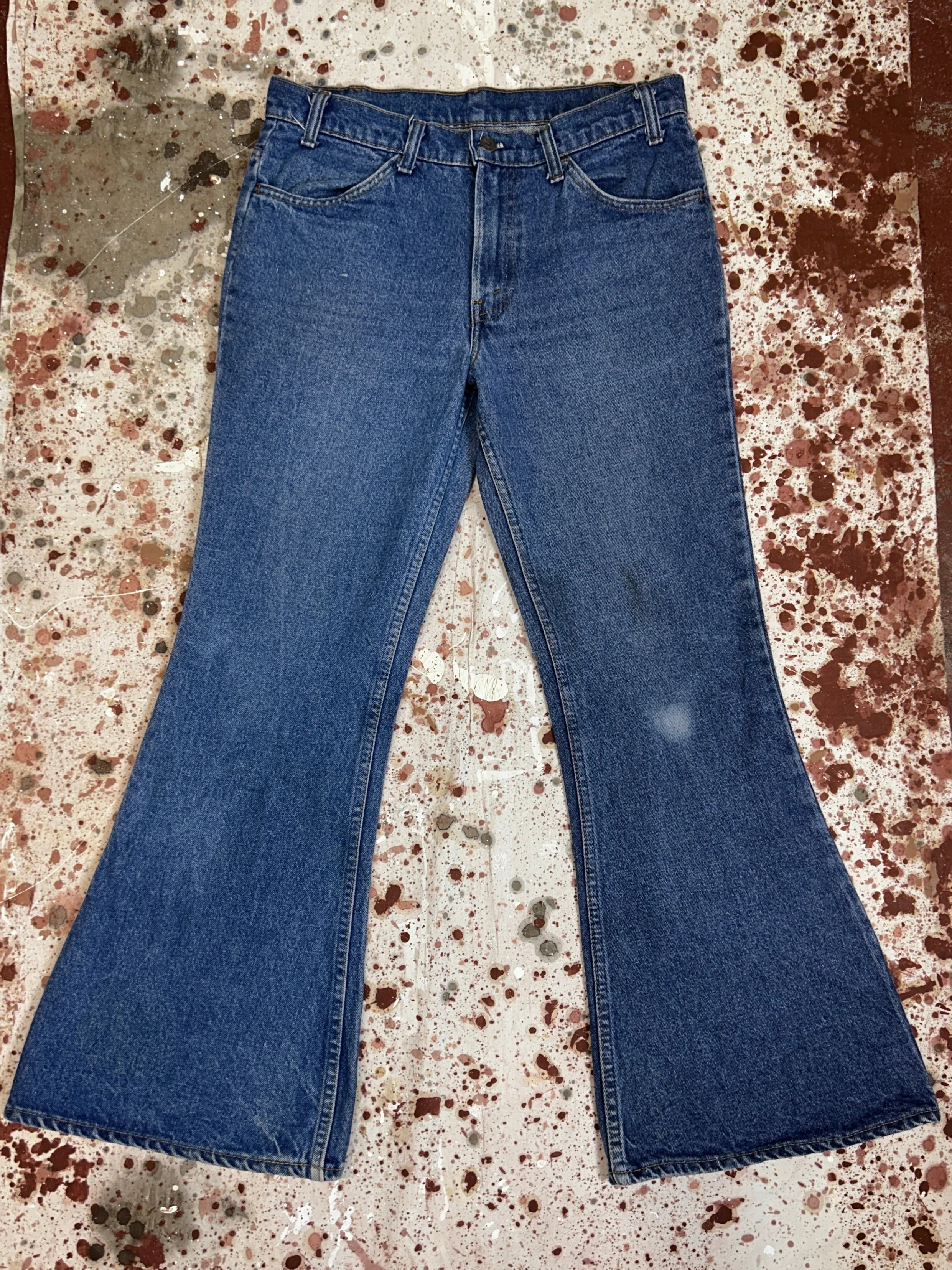 Vintage USA Orange Tab Levi's 684 Denim Bell Bottoms (JYJ0324-122)