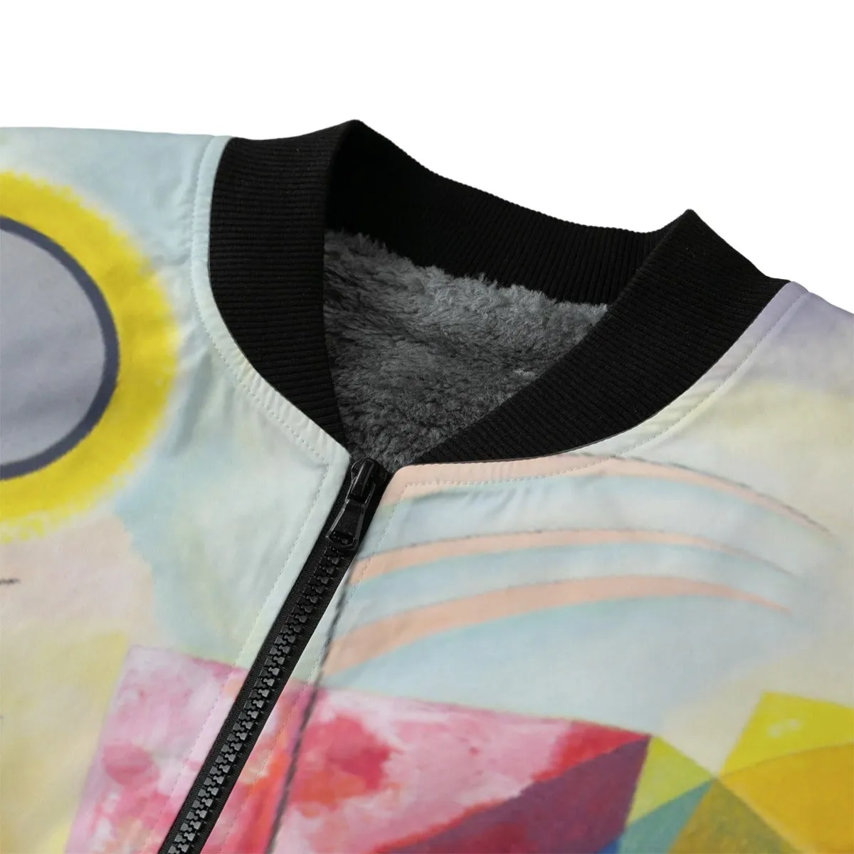 Wassily Kandinsky Yellow-Red-Blue Fleece Jacket