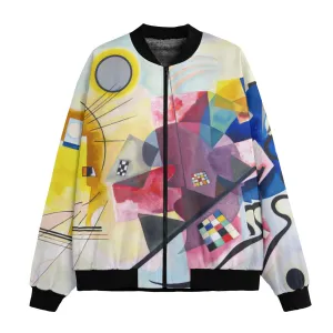 Wassily Kandinsky Yellow-Red-Blue Fleece Jacket