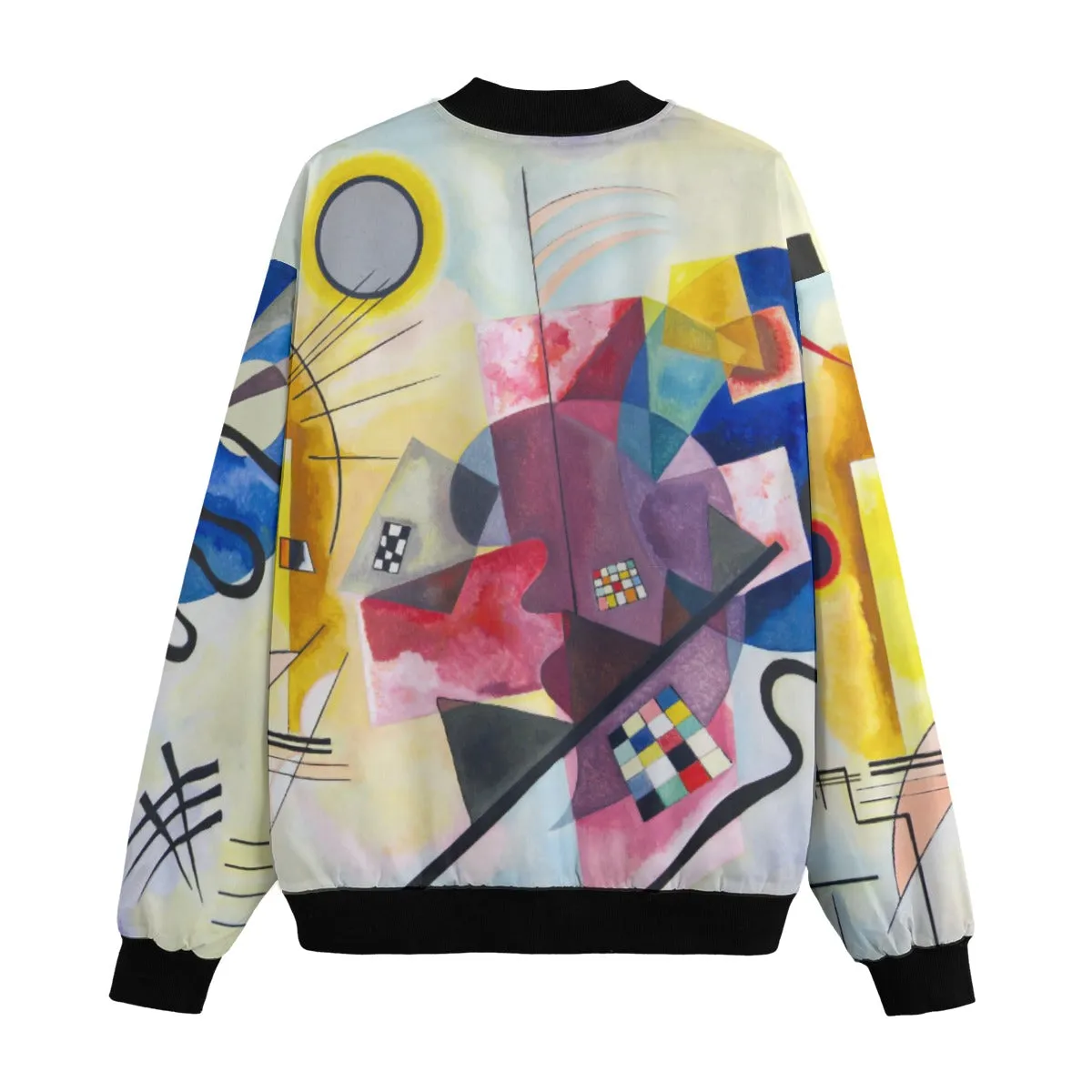 Wassily Kandinsky Yellow-Red-Blue Fleece Jacket