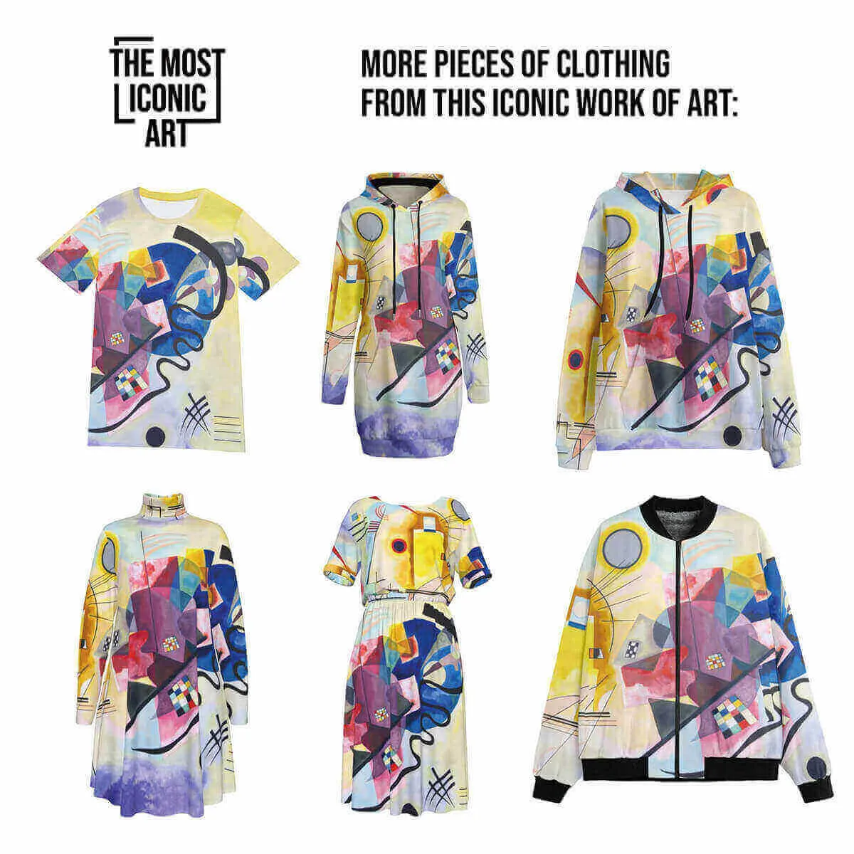 Wassily Kandinsky Yellow-Red-Blue Unisex Jacket
