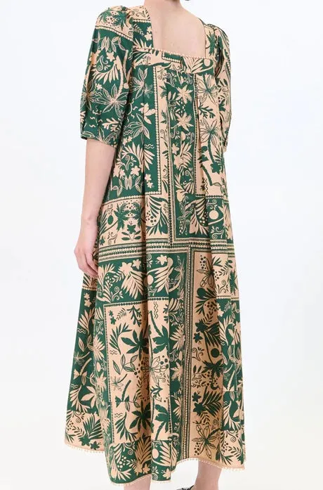 Waverly Dress - Floral Frame
