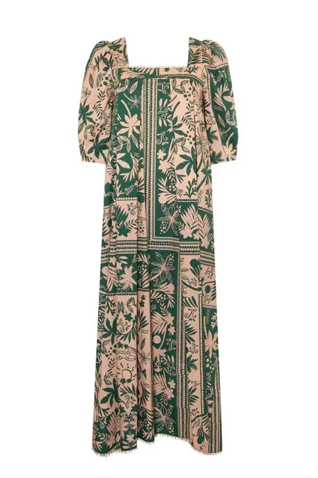 Waverly Dress - Floral Frame