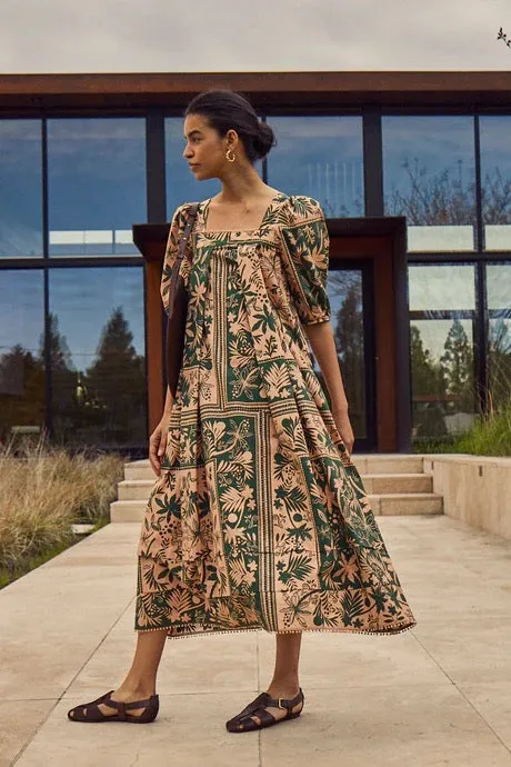 Waverly Dress - Floral Frame