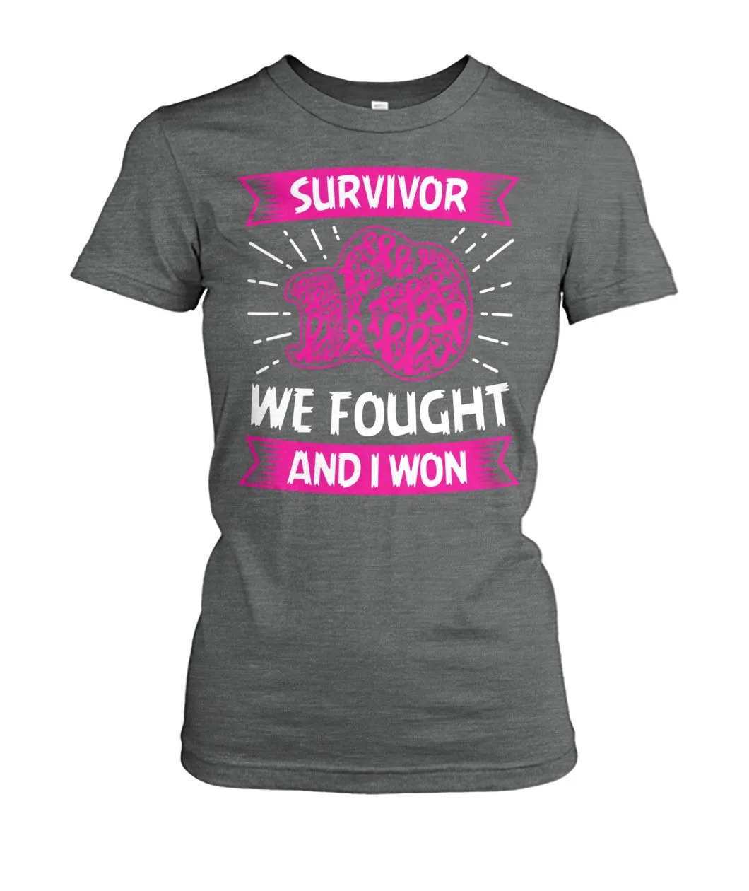 We Fought and I Won Survivor Shirts and Long Sleeves