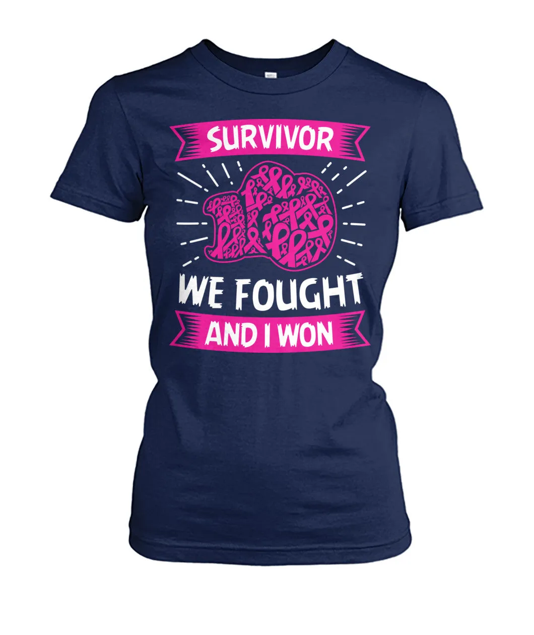 We Fought and I Won Survivor Shirts and Long Sleeves