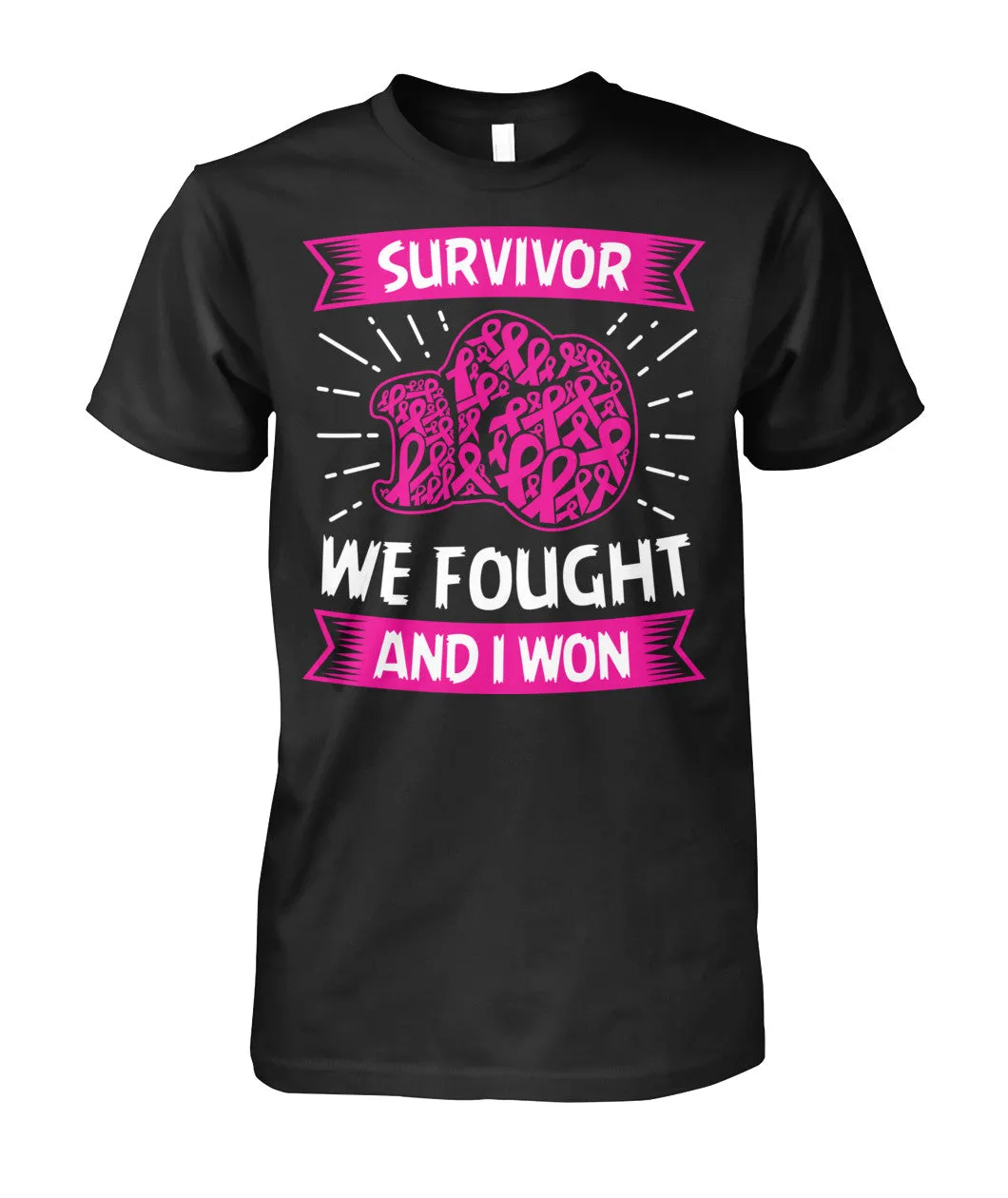 We Fought and I Won Survivor Shirts and Long Sleeves