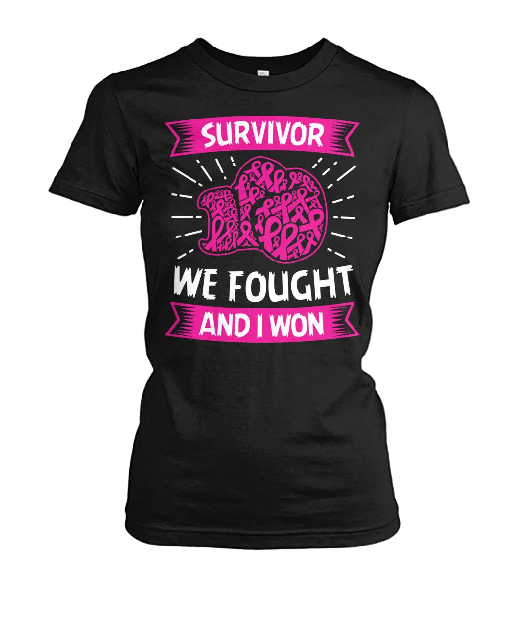 We Fought and I Won Survivor Shirts and Long Sleeves