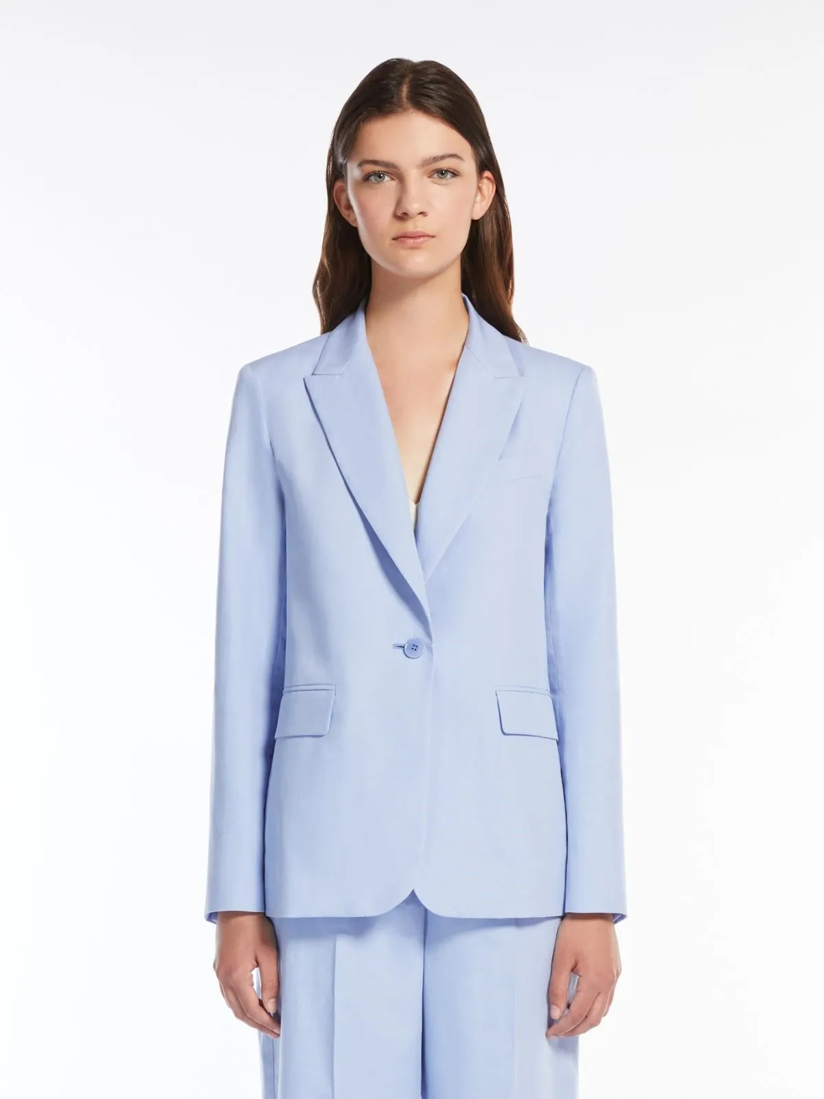 Weekend Max Mara Quito Jacket in Light Blue