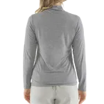 Women's Black & Grey Premium Bamboo Turtleneck Top
