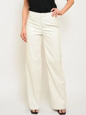 WOMEN'S CROCODILE TEXTURE PU PANTS