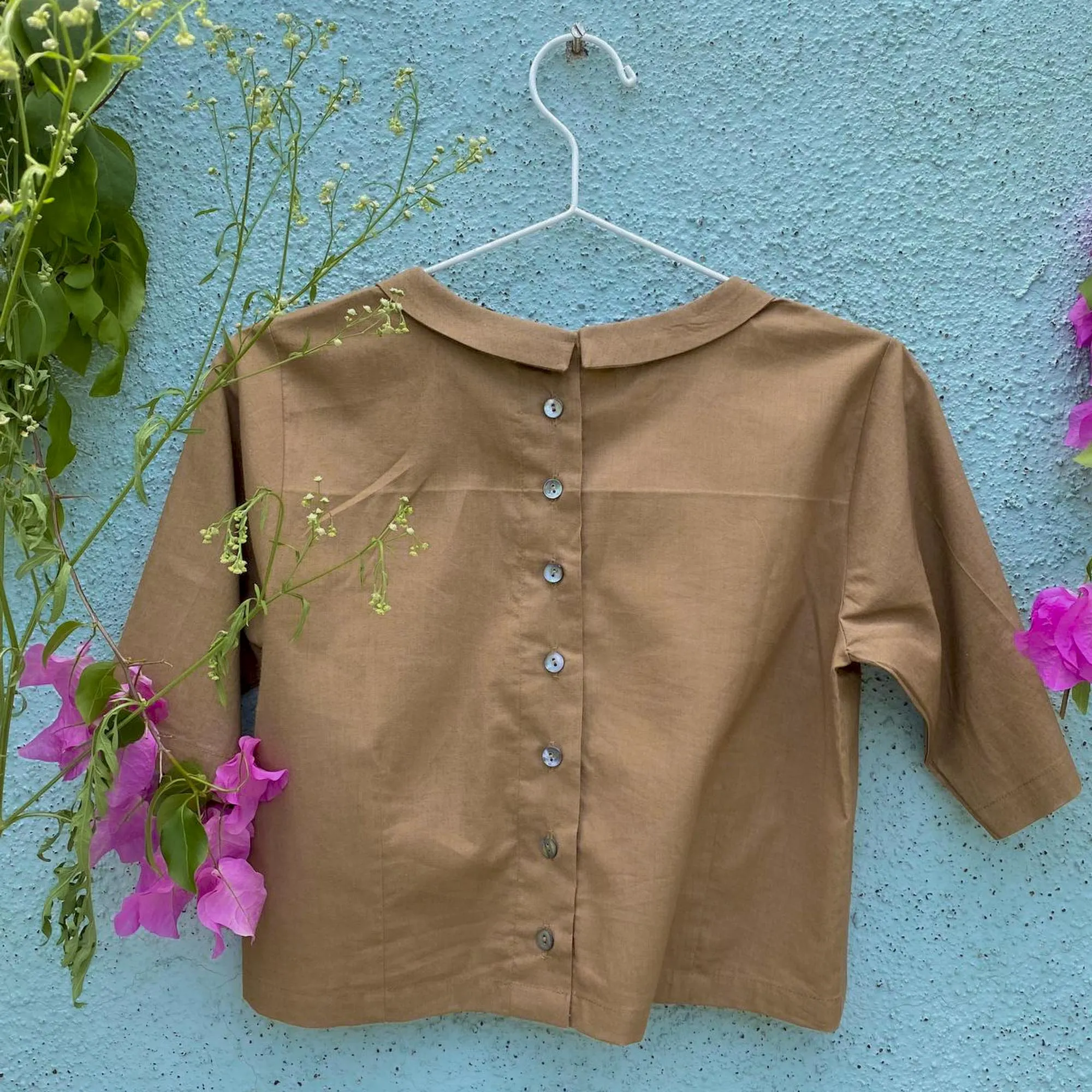Woodflower Crop Top