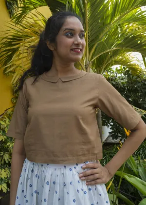 Woodflower Crop Top
