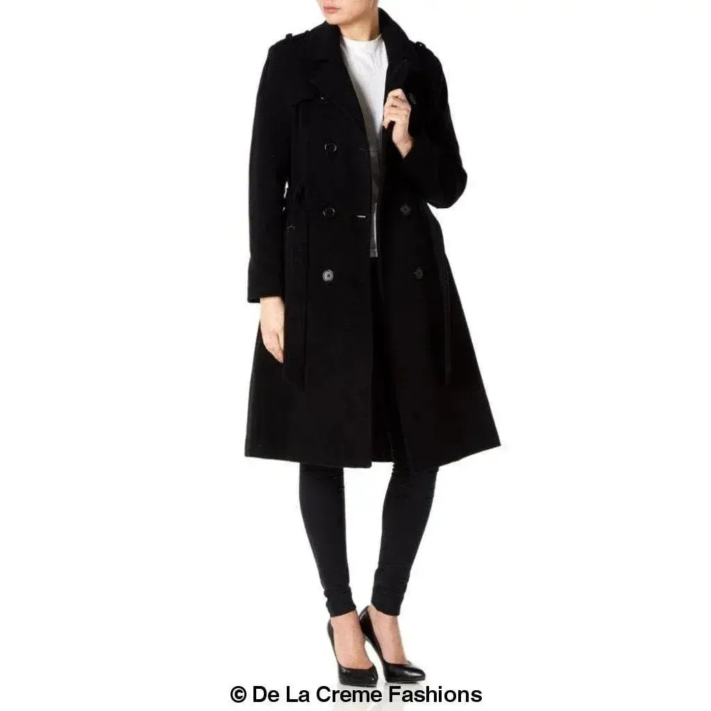 Wool Cashmere Military Coat - British Made | Femstylo
