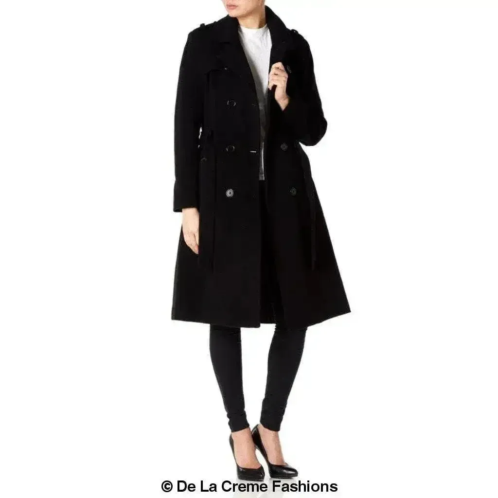 Wool Cashmere Military Coat - British Made | Femstylo
