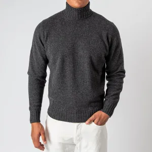 Wool Cashmere Turtleneck ANTRACITE