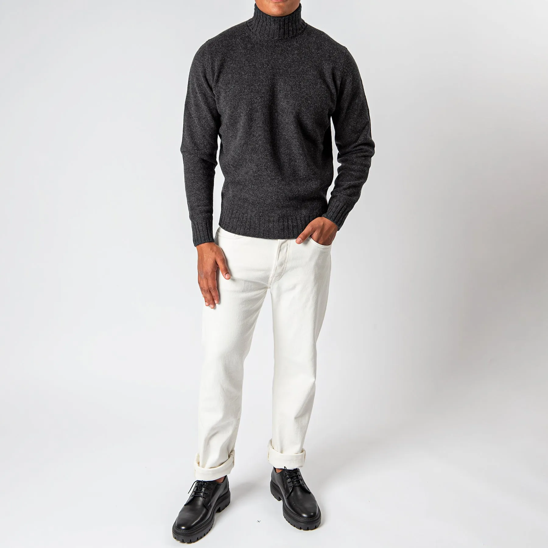 Wool Cashmere Turtleneck ANTRACITE