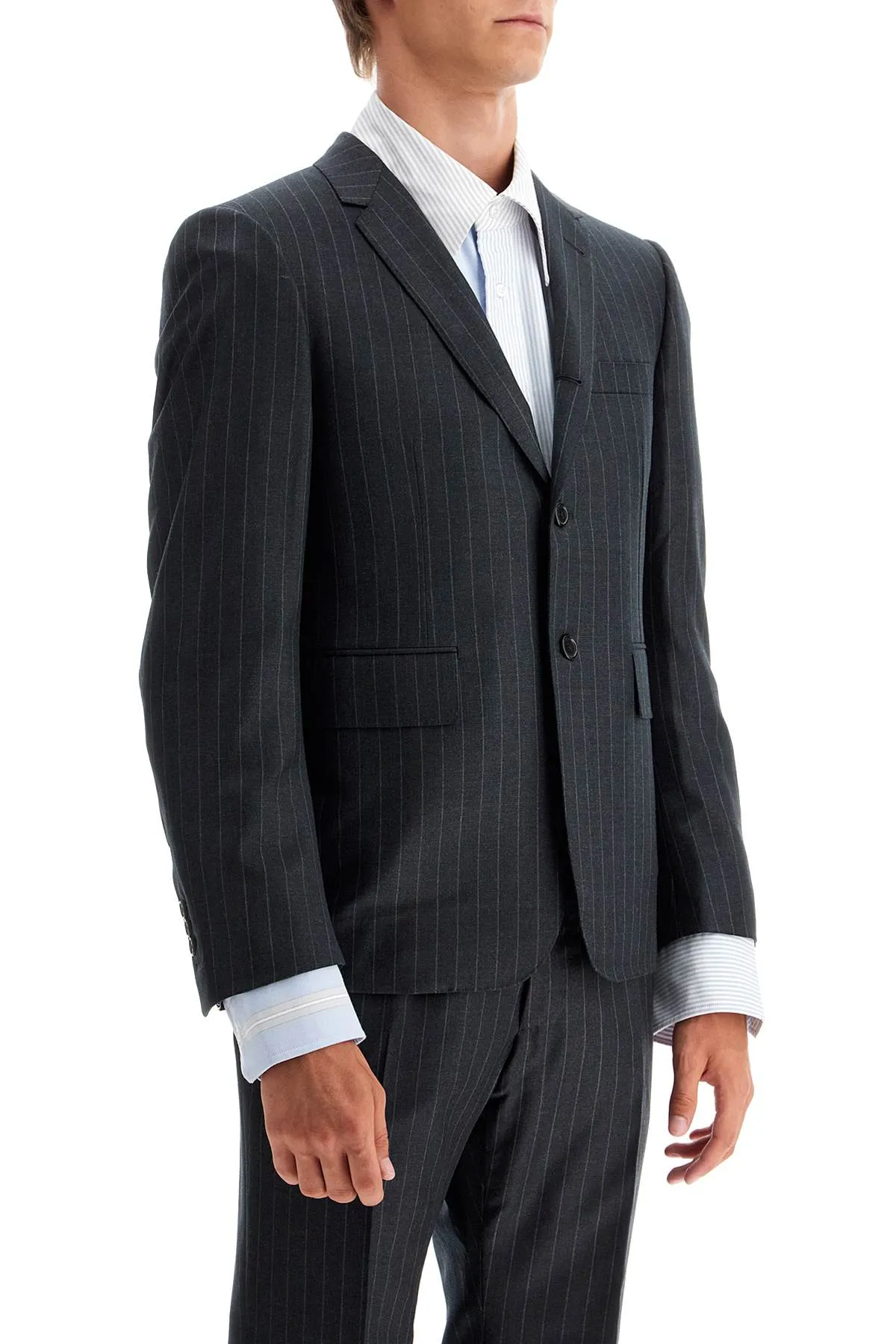 woolen pinstripe