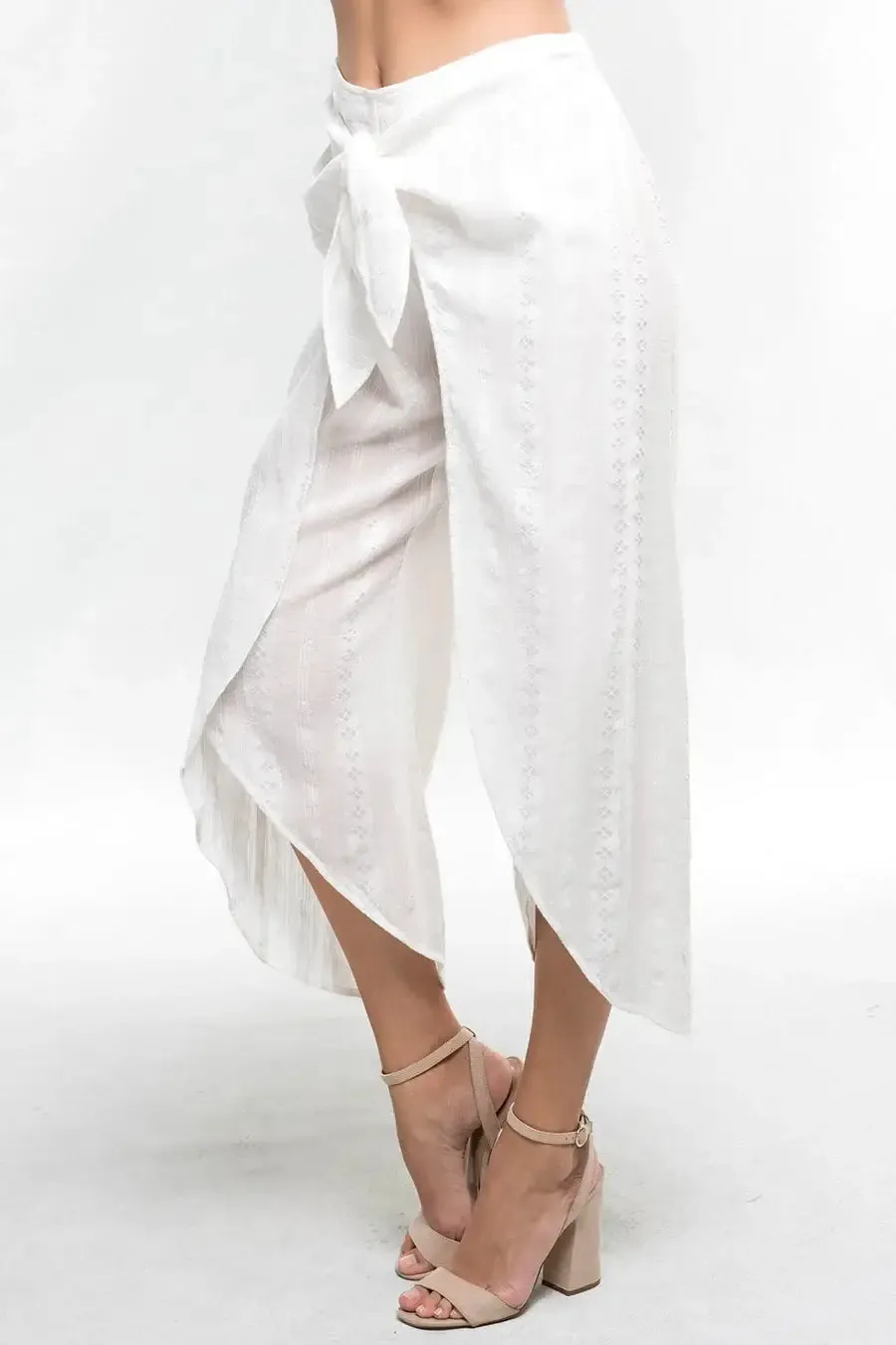 WRAP FRONT PANTS