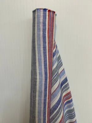 Yarn-dyed Summer Italian Linen - Coastal Stripe