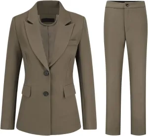 YUNCLOS Women's 2 Piece Office Work Suit