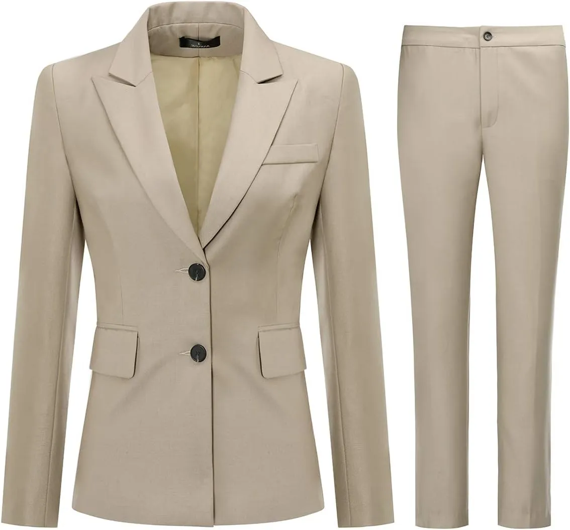 YUNCLOS Women's 2 Piece Office Work Suit