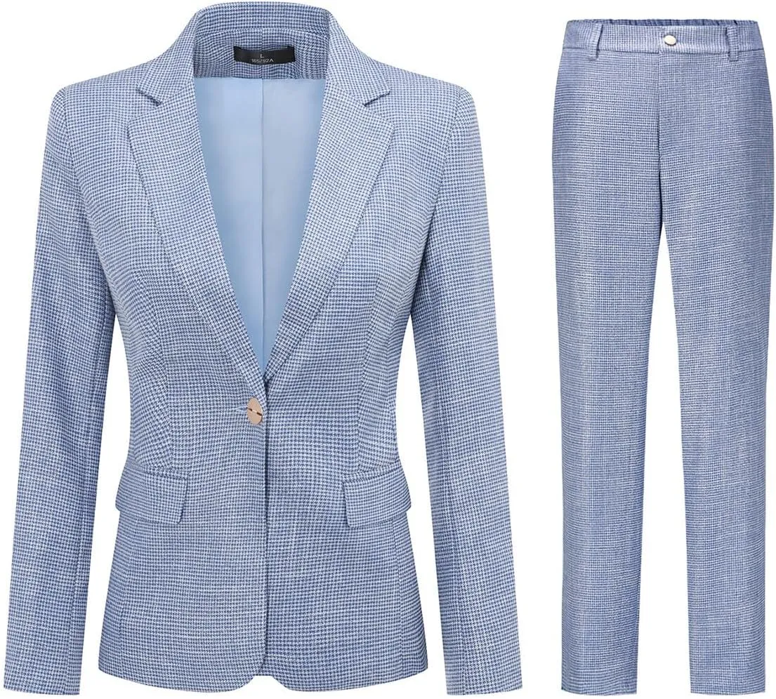 YUNCLOS Women's 2 Piece Office Work Suit