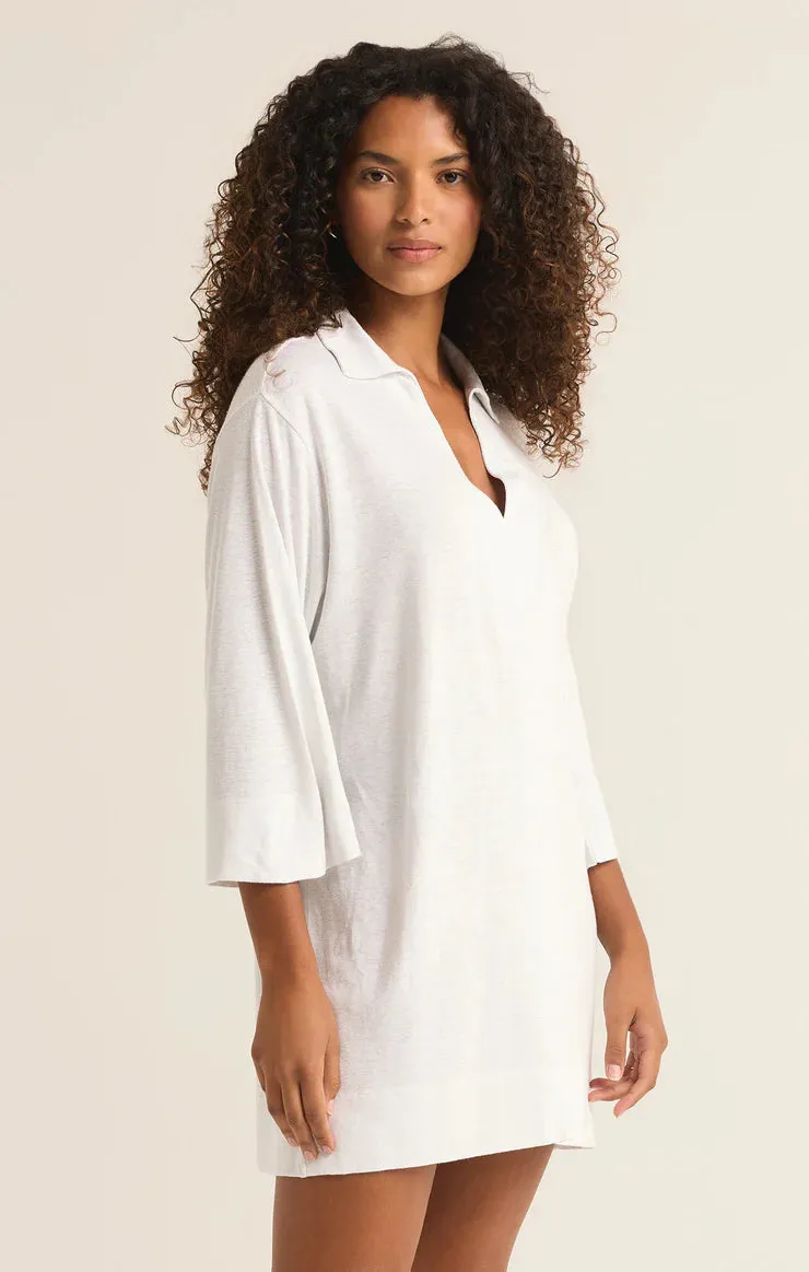 Z SUPPLY | Mallory Slub Cover Up {White}