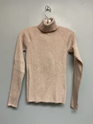 Zara Size 14 Blush Cotton Blend Big Girls Turtlenecks