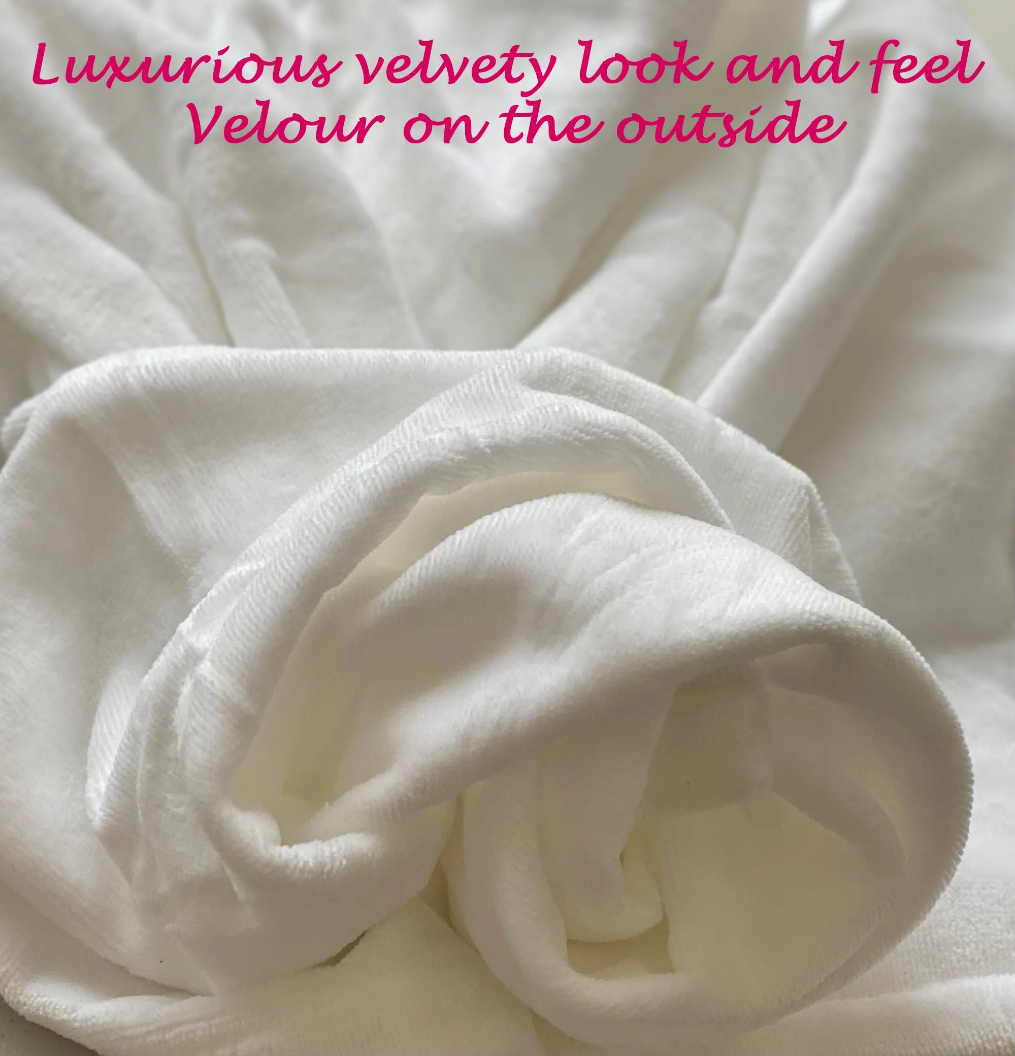 Zeta Tau Alpha Terry Velour Spa Wrap