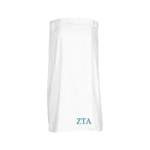 Zeta Tau Alpha Terry Velour Spa Wrap