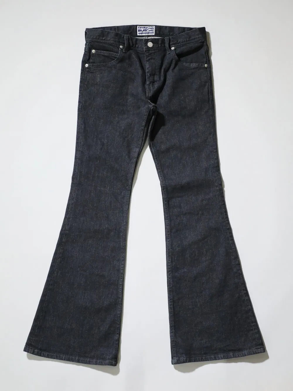 Zimbabwe Cotton Bell Bottom Jeans Black Color Denim/Unisex
